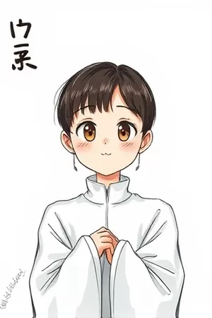 韩国动漫《潮汐记事簿》竖版海报，少女背影与海潮
