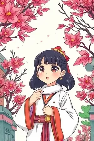 韩国动漫《银色航线》竖版海报，云层之上的飞行器